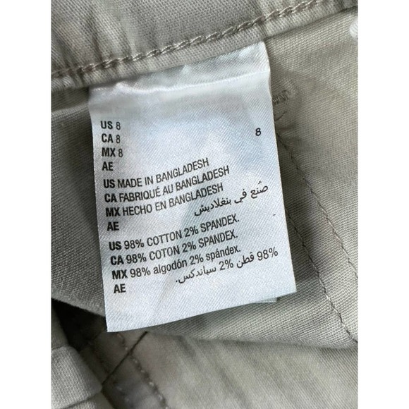 Style & Co Women's Stone Wall Mid-Rise Roll-Cuff Short Bermuda Shorts SZ 8 - Picture 9 of 11